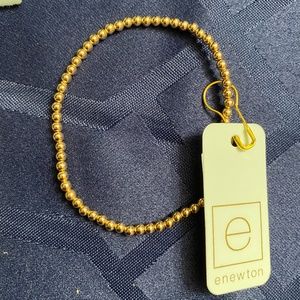 Gold 3mm Bead Bracelet